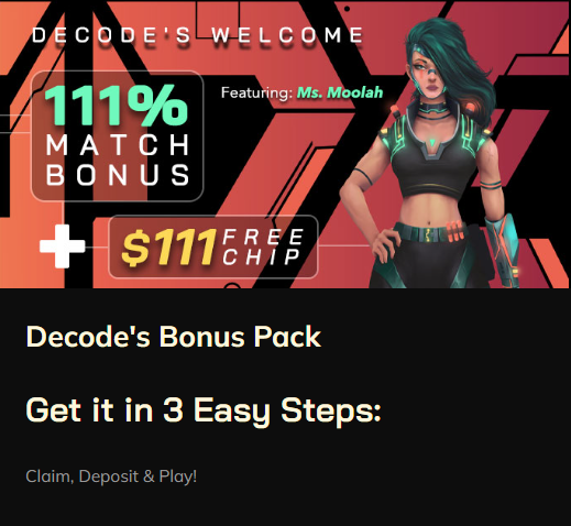 Decode Casino withdrawals & banking